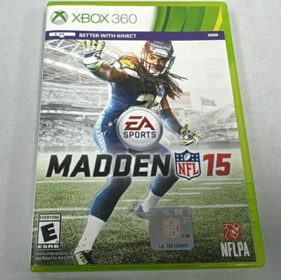 Madden NFL 15 Microsoft Xbox 360 American Football Video Game (B115) - Image 1 of 4