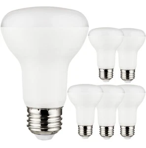 6Pack LED R20 Reflector Light Bulb, 6 Watts (50W), Dimmable, 3000K, E26, 525LM - Picture 1 of 1