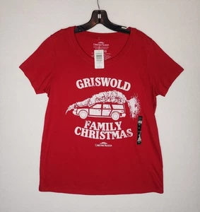 Camiseta Torrid Christmas National Lampoons Vacation nueva con etiquetas roja para mujer talla 00 M/L - Imagen 1 de 5