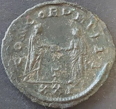 PROBUS IMP C M AVR PROBVS AVG CONCORD MILIT T   XXI F++ 7 EM SISCIA 280 3,71g - Image 1 of 4