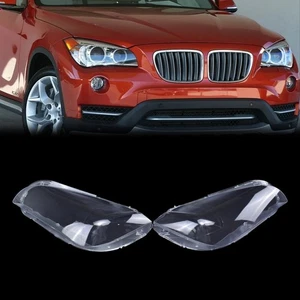 A Pair Headlight Lens Headlamp Cover Clear Left & Right For BMW X1 E84 2010-2015 - Foto 1 di 14