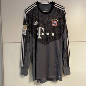 Manuel Neuer Trikot Grau Adidas 2014/2015 Size L - Bild 1 von 8
