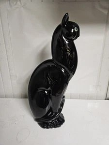 Vintage. Royal Hager zwinkernde schwarze Katze Figur 21 Zoll - Bild 1 von 8
