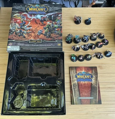 World Of Warcraft: Miniatura Edición Deluxe Piezas de repuesto, figuras y guía Foto 1 de 4