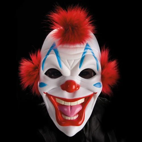 MASCHERA CLOWN IN PLASTICA RIGIDA - Immagine 1 di 1