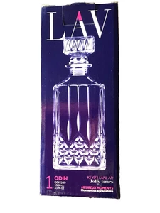 Lav Odin Whisky Dekanter mit Glasstopfen, 33 3/4 Oz JOLLY TIMES - Bild 1 von 3