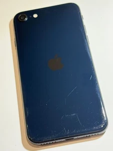 USED Grade C I Apple iPhone SE 3rd Gen | 64GB | Midnight I Cracked Front & Back - Picture 1 of 4