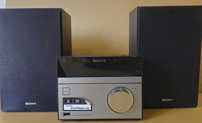Sony Home Audio System CMT-S30IP CD Player FM Stations USB Tested Working  - image 1 of 4