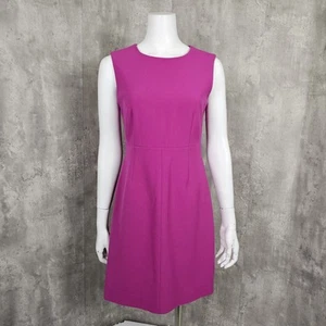 Diane Von Furstenberg Womens 6 Fuchsia Carrie Sheath Dress Career Casual - Picture 1 of 7