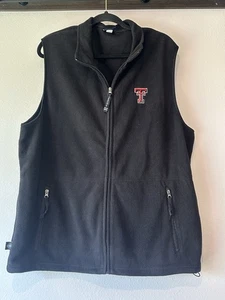 CHARLES RIVER TEXAS TECH "LONE STAR PRIDE RIDGELINE FLEECE" VEST - Mens Size XL - Picture 1 of 5