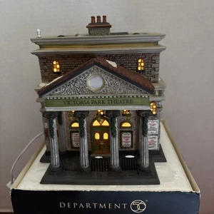 Dept 56 Victoria Park Theatre  Dickens' Victorian Christmas Special  Works - Picture 1 of 24