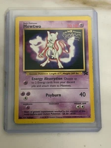 Pokemon WOTC Mewtwo ~ Black Star Movie Promo Stamped #3 ~ MP - Bild 1 von 2