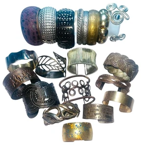 Armband Konvolut Armreif Manschette Armreif Clamper Vintage Modern Gold & Silberfarben 20 Teile - Bild 1 von 21