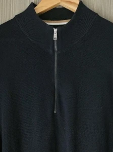 Hugo Boss 1/4 Zip Pullover XL In Immaculate Condition - Picture 1 of 8