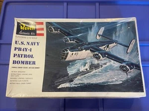 Kit Pattuglia Bomber Vintage Revell US Navy PB4Y-1 1/72 USA H205 NUOVO 1965 Sigillato - Foto 1 di 1