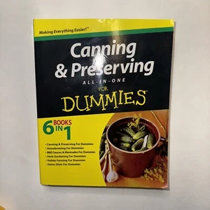 Canning and Preserving All-in-One For Dummies - Paperback By Dummies - Lk New 2D - Picture 1 of 4