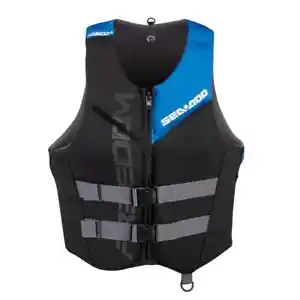 Sea-Doo Men's Freedom Ecoprene Lifevest/PFD - Blue or Yellow or Gray - Picture 1 of 8