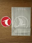 TURKISH AIRLINES AIR SICKNESS BAG BARF AND BAG TAG