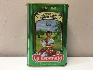100% SPANISH EXTRA VIRGIN OLIVE OIL LA ESPAÑOLA Stunning Collectors Tin 24 Oz - Picture 1 of 1