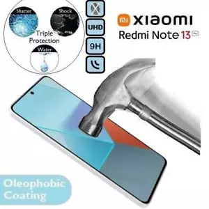 100%Genuine Tempered Glass 9H Screen Protector Fits/For Xiaomi Redmi Note 13 Pro - Picture 1 of 2