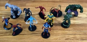 12 Disney Store Marvel Avengers Figurines PVC Figures Toy Cake Toppers Lot READ - Picture 1 of 17