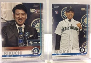 2019 Topps Series 2 YUSEI KIKUCHI #632 SP Photo Variation & Base Card - Lot of 2 - Picture 1 of 10