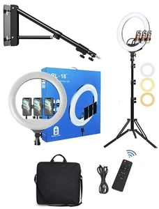 KIT, 18 Inch 2700-6500K Professional Makeup LED Selfie Ring Lights - Picture 1 of 3