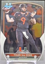 2022 Bowman U Chrome #7 TYLER VAN DYKE Miami Hurricanes