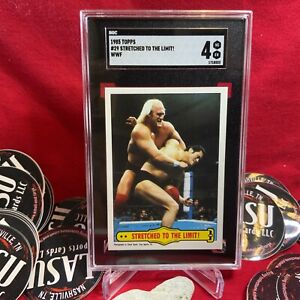 SGC 4  1985 Topps WWF Wrestling #29 Hulk Hogan Antonio Inoki アントニオ猪木 Card