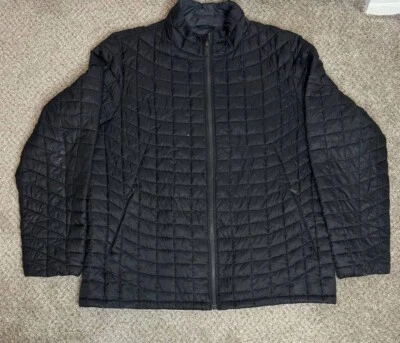 Chaqueta acolchada Ben Sherman negra lisa con cremallera completa para hombre ligera ajuste moderno talla XXL Foto 1 de 4