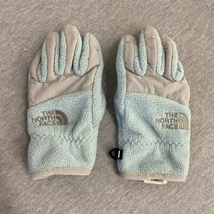 The North Face Girls S Fleece Blue Gloves - Picture 1 of 5