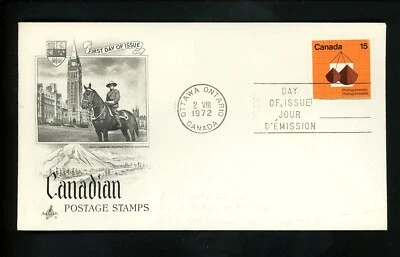 Postal History Canada FDC #584 Earth Sciences 1972 Artcraft - Image 1 of 2