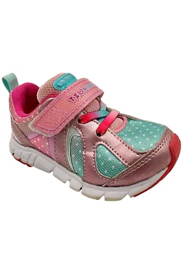 Zapatilla deportiva TSUKIHOSHI arco iris rosa/como nueva para niña pequeña Foto 1 de 3