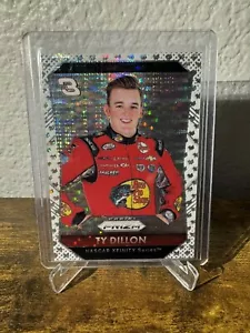 2016 Panini Prizm Racing NASCAR White Flag Prizm /5 Ty Dillon #33 - Picture 1 of 2