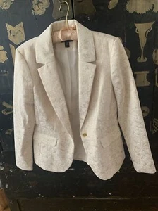 Dana Buchman Gold Metallic Jacket Size 8 - Picture 1 of 4