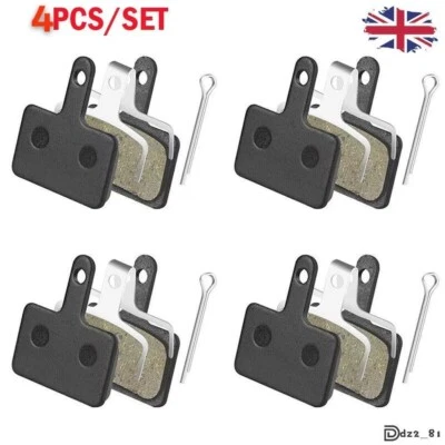 4Pairs Mountain Bike Bicycle Disc Brake Pads For Shimano Mechanical/Hydraulic UK - Image 1 of 4