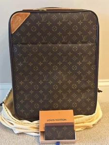 Authentic LOUIS VUITTON Pegase 45 Monogram Canvas Travel Rolling Suitcase - Picture 1 of 9