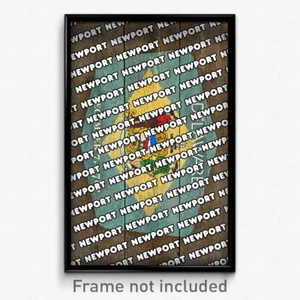Newport Delaware Poster (DE City Souvenir 11x17 Town Print) - Picture 1 of 1