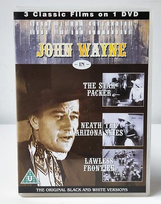JOHN WAYNE IN THE STAR PACKER - NEATH THE ARIZONA SKIES - LAWLESS FRONTIER - DVD - Image 1 of 3