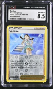 Candice 152/195 CGC 8.5 Reverse Holo ungewöhnliche Pokémonkarte 2022 Silbersturm - Bild 1 von 2