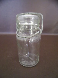 Wheaton Vintage Glass Canning Jar With Wire Bail - Picture 1 of 8