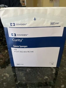 Covidien Sterile Curity Gauze Sponges, 4in x 4in, 8-Ply, 50/Pack - Picture 1 of 2