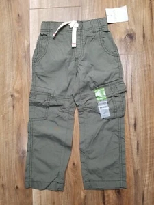 NWT Carter's Boys Size 4 Kids Pull On Khaki Pants ( K064 ) - Picture 1 of 6