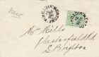 Postmark 1899 Mentone Victoria unframed on plain cover to Brighton 1/2d stamp  