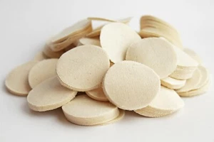 50-59 CAL 1 5/16" ROUND .020" THICK DRY SHOOTING PATCHES / QTY. 500 / EMSS5201F - Picture 1 of 6