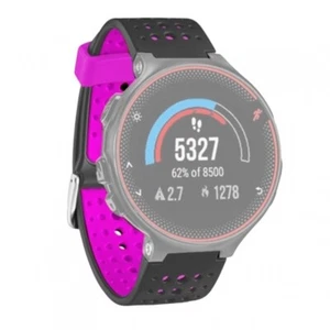 Bracelet Montre Pour Garmin Forerunner 220 230 235 630 620 735XT Noir Rose - Photo 1 sur 2