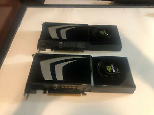 LOT of (2) Nvidia GeForce Gtx 260 Cards NOT WORKING FOR PARTS AS IS  896 MB