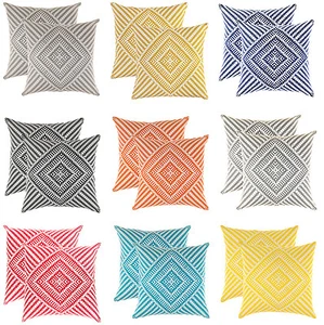 TreeWool, (2er-Pack) Kaleidoskop Design Baumwolle Kissenbezüge (Sekunden) - Bild 1 von 55