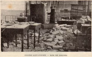 IMAGE 1927 PRINT BULGARIE PLODIV PHILIPPOPOLI COLLEGE ST AUGUSTIN DORTOIR RUINES - Picture 1 of 1