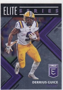 DERRIUS GUICE 2018 PANINI ELITE DRAFT PICKS ELITE SERIES INSERT #5 LSU - Picture 1 of 1